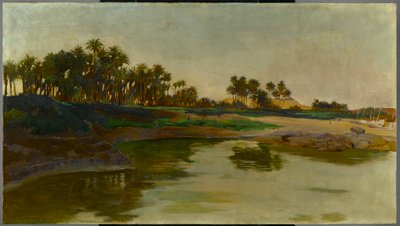Isola di Elefantina, Egitto, c.1886-91 da Edwin Howland Blashfield