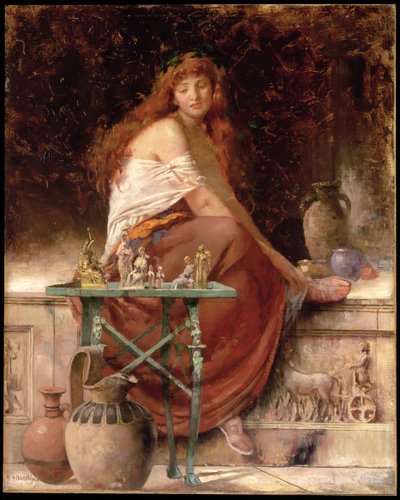 Bellezza dai capelli rossi da Edwin Howland Blashfield