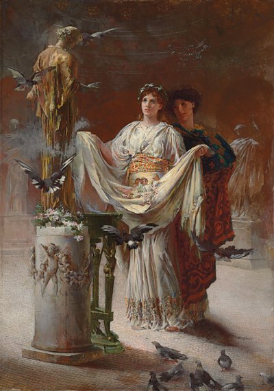 Le bambole da Edwin Howland Blashfield
