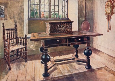 Salotto di un primo colono della Virginia da Edwin John Foley