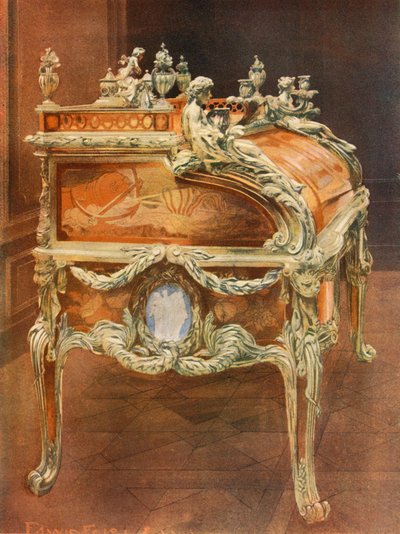 Bureau du Roi Luigi XV da Edwin John Foley