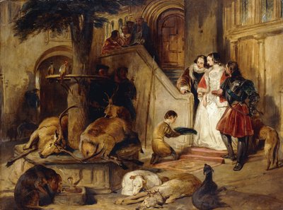 Un cortile nel tempo antico da Edwin Landseer