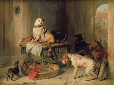 Un Jack in ufficio, c.1833 da Edwin Landseer