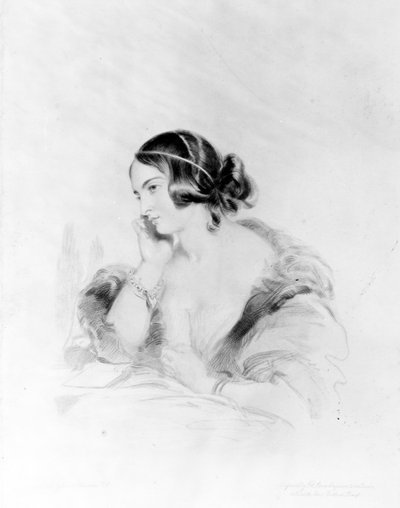 Caroline Norton, inciso da Frederick Christian Lewis da Edwin Landseer