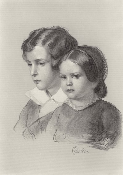 Ragazzo e ragazza da Edwin Landseer
