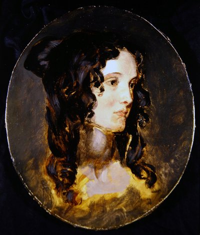 Studio di ritratto di una donna da Edwin Landseer