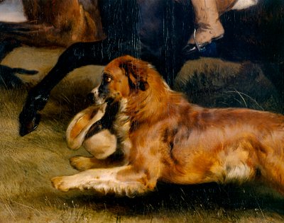Cane che corre (dettaglio) da Edwin Landseer