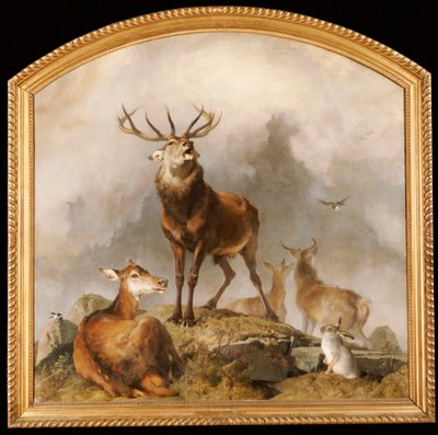 Scena a Braemar - Cervi delle Highlands da Edwin Landseer