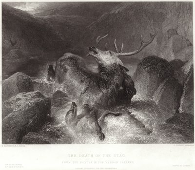 La morte del cervo da Edwin Landseer