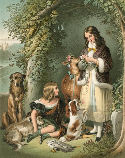 Il Marchese di Stafford e la Lady Evelyn Gower (I Bambini Sutherland) da Edwin Landseer