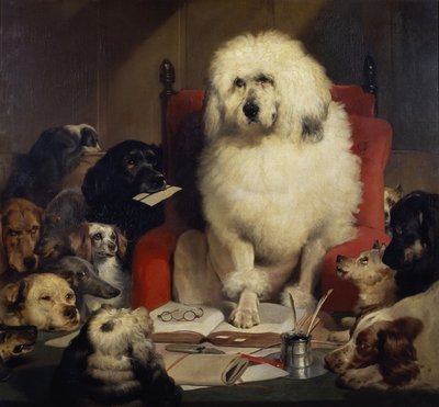 Processo con giuria, o Stabilire la legge, c.1840 da Edwin Landseer