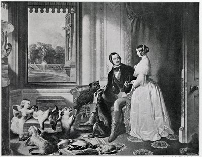 Il Castello di Windsor in tempi moderni, dal dipinto del 1843 da Edwin Landseer