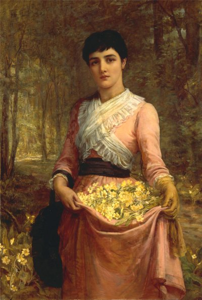 Le figlie del nostro impero. Inghilterra: La primula da Edwin Long