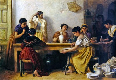 Una ceramica di Siviglia da Edwin Longsden Long