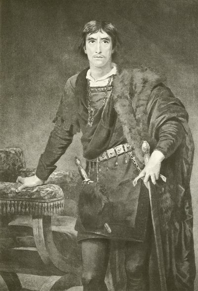 Mr Henry Irving come Amleto da Edwin Longsden Long