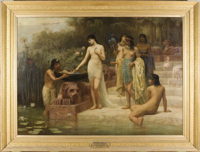 La figlia del faraone - Il ritrovamento di Mosè da Edwin Longsden Long