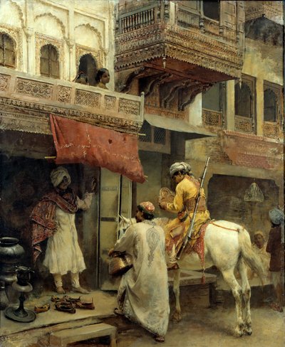 Scena di strada in India, c.1885 da Edwin Lord Weeks