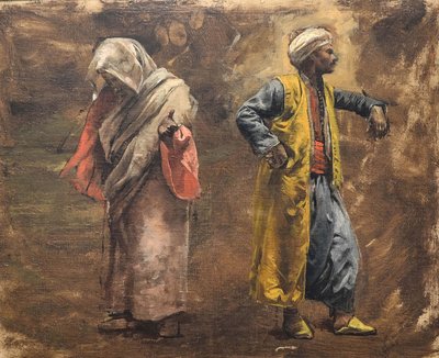 Studio di due figure, ca. 1878 da Edwin Lord Weeks