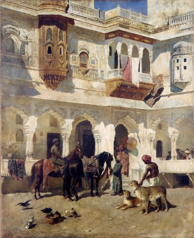 Il rajah parte per una caccia da Edwin Lord Weeks