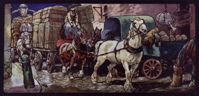 Cavalli Clydesdale al lavoro da Edwin Noble