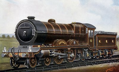 Attraverso il Quarto Ponte: Il motore tipo "Atlantico" Aberdoniano per la North British Railway da Edwin Thomas Rudd