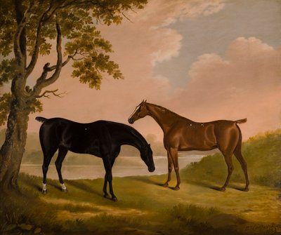 Due cacciatori in un fiume boscoso, c.1805 da Edwin W. Cooper
