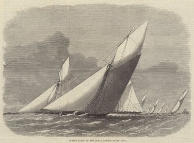 Gara di cutter del Royal London Yacht Club da Edwin Weedon