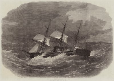 HMS Captain, recentemente perso in mare da Edwin Weedon