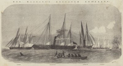 Le cannoniere di Sua Maestà, Lynx, Beagle, Arrow e Viper da Edwin Weedon