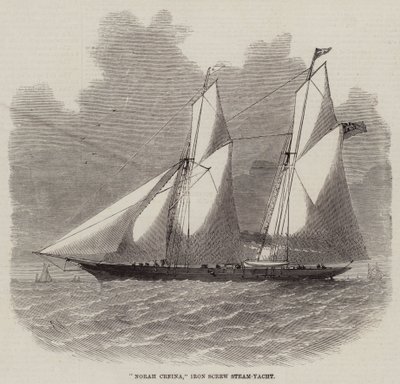 Norah Creina, Yacht a vapore a vite di ferro da Edwin Weedon