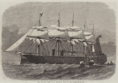 La nostra flotta corazzata, HMS Minotaur, costruita sul Tamigi da Edwin Weedon