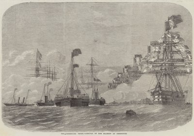 Le feste di Cherbourg, arrivo di Sua Maestà a Cherbourg da Edwin Weedon