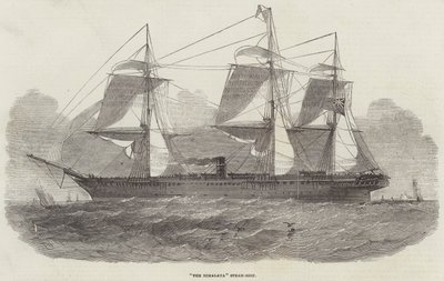 La nave a vapore Himalaya da Edwin Weedon