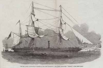 La nuova spedizione artica alla ricerca di Sir John Franklin, HM Screw Steam-Ship Phoenix da Edwin Weedon