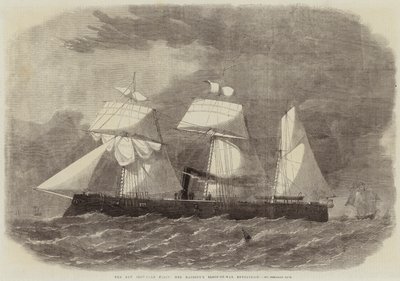 La nuova flotta corazzata, il brigantino di Sua Maestà Enterprise da Edwin Weedon
