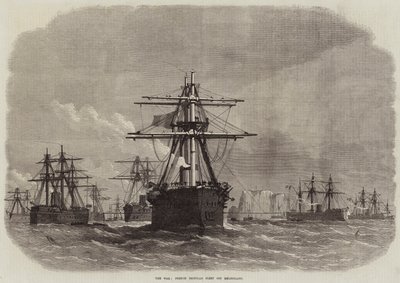 La guerra, flotta corazzata francese al largo di Helgoland da Edwin Weedon