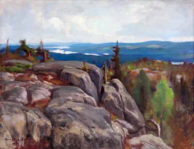Paesaggio di Koli da Eero Järnefelt