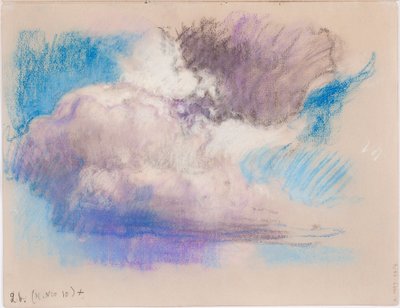 Wolken, Seite aus Järnefelts Skizzenbuch da Eero Järnefelt