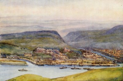 Il Reno: Bingen, dal Germania Denkmal da Effie Jardine
