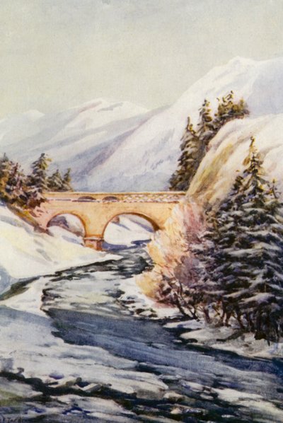 Il Reno: Il Ponte del Reno a Thusis da Effie Jardine