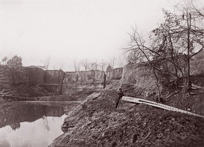 Canale di Dutch Gap, 1865 da Egbert Guy Fowx