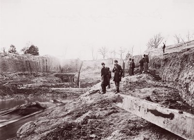 Canale di Dutch Gap, 1865 da Egbert Guy Fowx