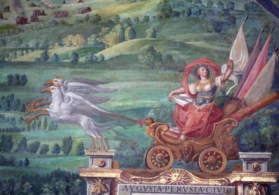 Carro trainato da grifoni (dettaglio) da Egnazio Danti