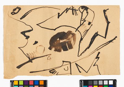 Abstrakter Versuch da Egon Schiele