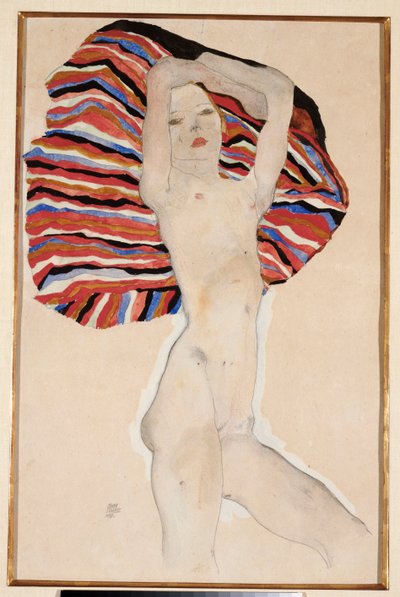 Atto Contro il Materiale Colorato, 1911 da Egon Schiele