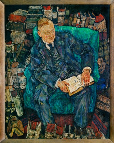 Bildnis Dr. Hugo Koller ... (dipinto su tela) da Egon Schiele