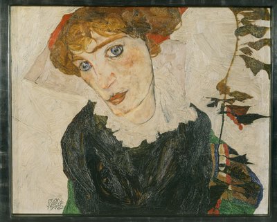 Bildnis Wally Neuzil (olio su legno) da Egon Schiele