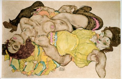 Donne curve. Disegno di Egon Schiele da Egon Schiele