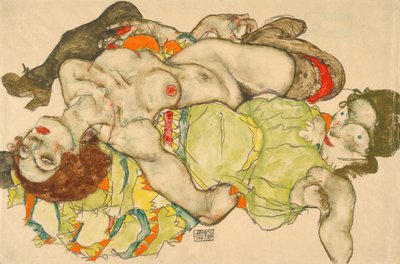 Amanti femminili da Egon Schiele