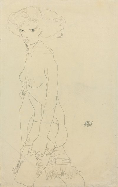 Nudo femminile, 1911 da Egon Schiele